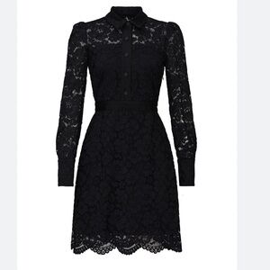 NWOT Shoshanna Highland Dress, Black Lace, Size 6